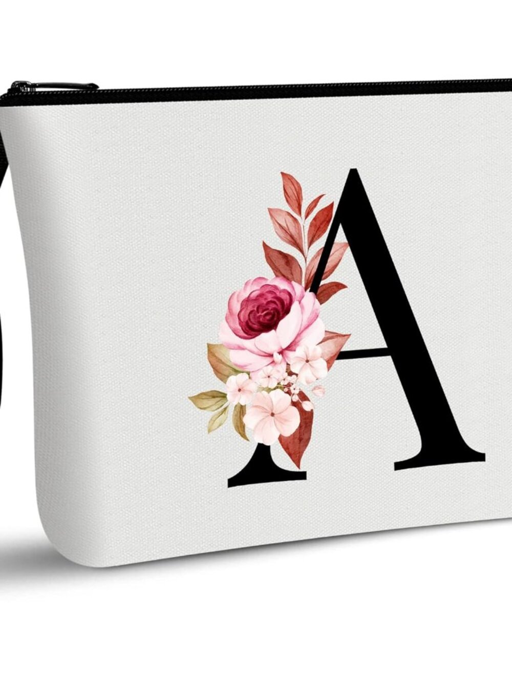 A-Z Personalized Makeup Bag, Birthday Gifts for Women Mom, Gifts for Best Friend